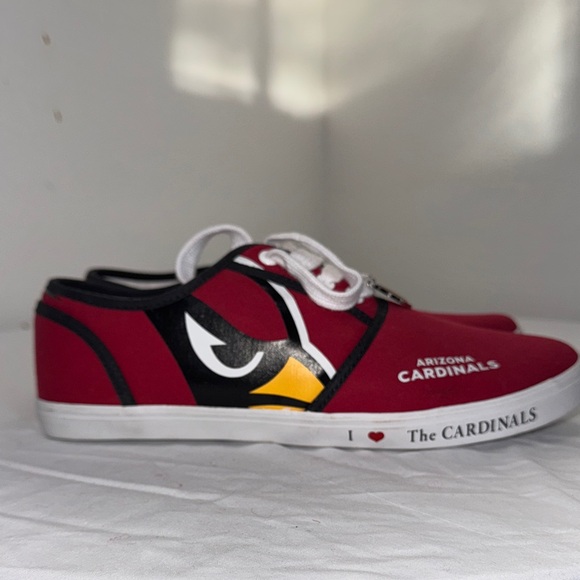 Arizona Cardinals Women’s Red Sneakers Size 9.5 Sporty Athletic Fan - Picture 4 of 6